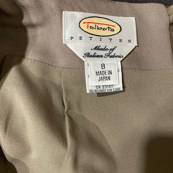 Talbots 2 Piece Wool Blend Blazer/Skirt Suit - Picture 8 of 10